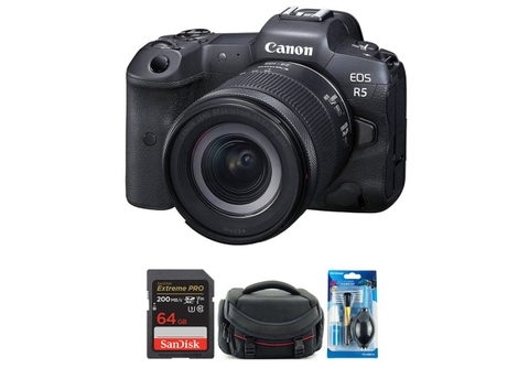 Canon EOS R5 + RF 24-105mm f/4-7.1 (Chính Hãng)