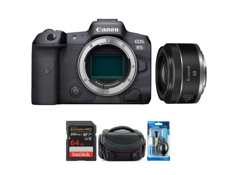 Canon EOS R5 + RF 50mm f/1.8 STM (Chính Hãng)