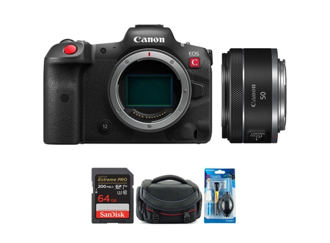 Canon EOS R5 C + Lens Canon RF 50mm f/1.8 STM (Chính hãng)