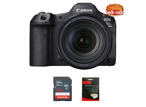 Canon EOS R5 Mark II + Lens RF 24-105mm f/4L IS USM (Chính hãng)