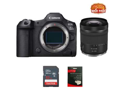 Canon EOS R5 Mark II + Kit Lens RF 24-105mm f/4-7.1 IS STM (Chính hãng)
