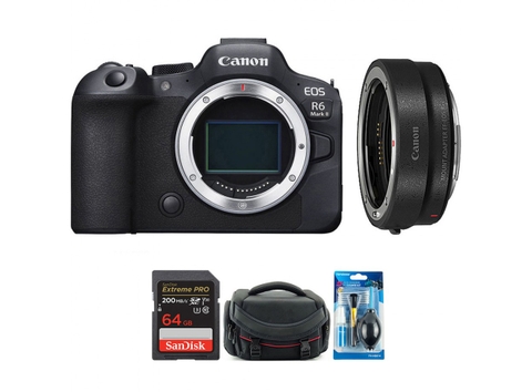 Canon EOS R6 Mark II + Kèm Ngàm Canon EF-EOS R (Chính hãng)
