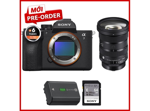 Sony A7 V (Chính hãng) (Kèm Lens Sigma 24-70mm f/2.8 II)