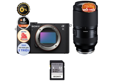 Sony A7C II + Kèm Lens Tamron 70-180mm f/2.8 G2 (Chính hãng)