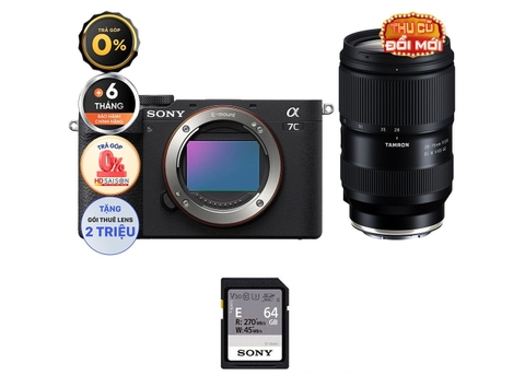 Sony A7C II + Lens Tamron 28-75mm f/2.8 G2 (Chính hãng)