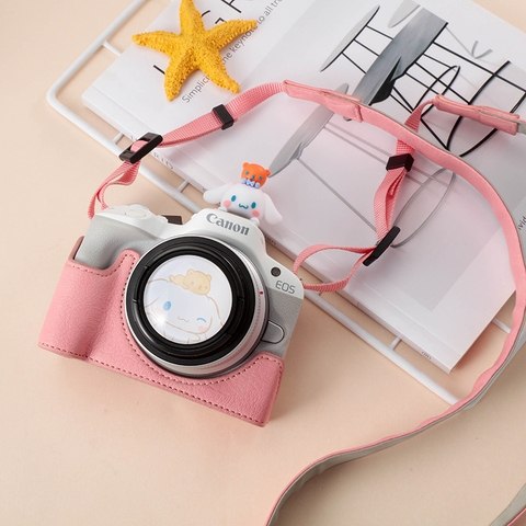 Đế Máy Ảnh Canon EOS R50/R10/R100 Da PU – Bảo vệ & Thẩm mỹ