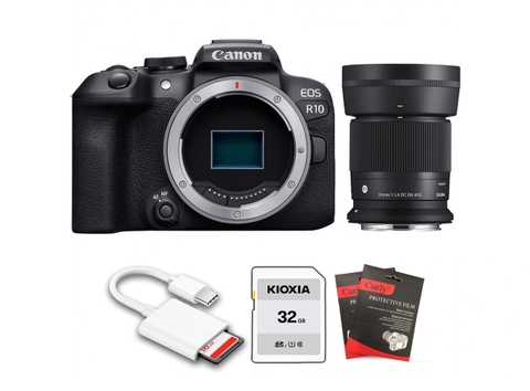 Canon EOS R10 + Kèm Lens Sigma 30mm f/1.4 (Chính hãng)