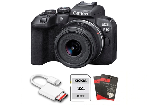 Canon EOS R10 + Kèm Kit Lens 18-45mm (Chính hãng)