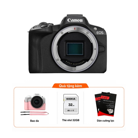 Canon EOS R50 Mới 100% – (Tặng Thẻ 32GB, Dán Màn Hình, Đầu Đọc Thẻ)