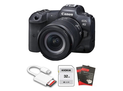 Canon EOS R5 + RF 24-105mm f/4-7.1 (Chính Hãng)