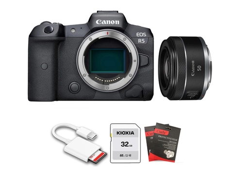 Canon EOS R5 + RF 50mm f/1.8 STM (Chính Hãng)