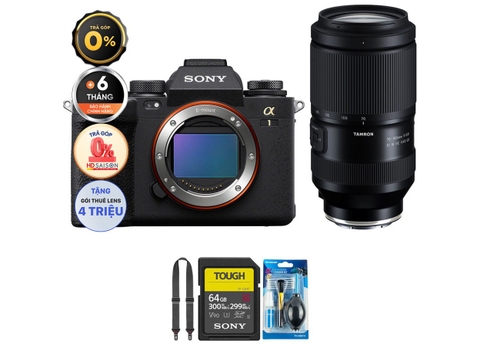 Sony A1 + Tamron 70-180mm f/2.8 (Chính hãng) (Thẻ Nhớ 64GB + Dây Đeo + Bộ Vệ Sinh)