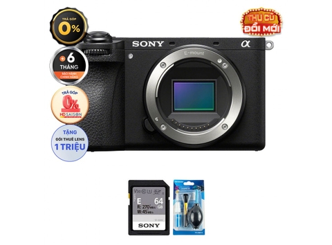 Sony A6700 (Chính hãng) (Thẻ Nhớ 64GB + Bộ Vệ Sinh, Body Only)
