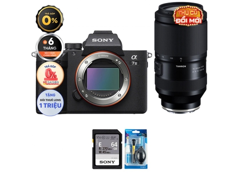Sony Alpha a7 III + Kèm Lens Tamron 70-180mm f/2.8 G2 (Chính hãng)