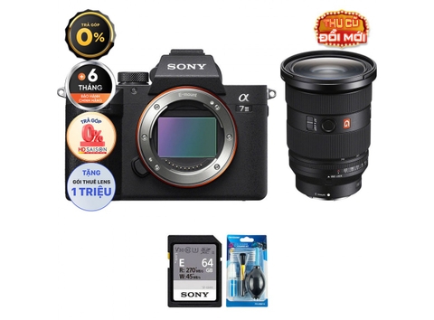 Sony Alpha a7 III + Kèm Lens Sony FE 24-70mm f/2.8 GM II (Chính hãng)