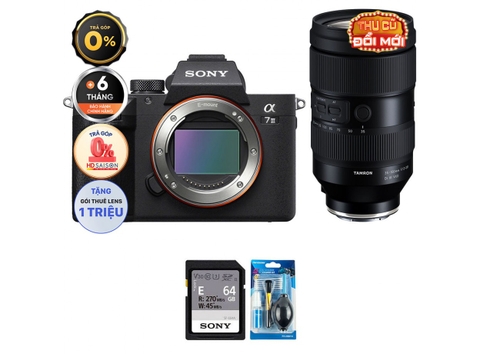 Sony Alpha a7 III + Kèm Lens Tamron 35-150mm f/2-2.8 (Chính hãng)