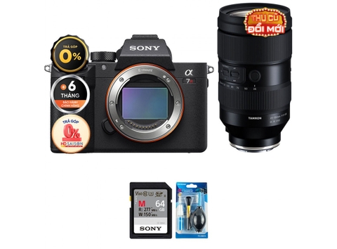 Sony A7R IIIA + Tamron 35-150mm f/2-2.8 (Chính hãng) (Thẻ Nhớ 64GB + Bộ Vệ Sinh)