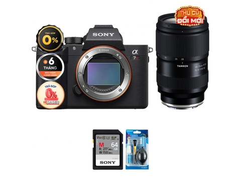Sony A7R IIIA + Tamron 28-75mm f/2.8 (Chính hãng) (Thẻ Nhớ 64GB + Bộ Vệ Sinh)