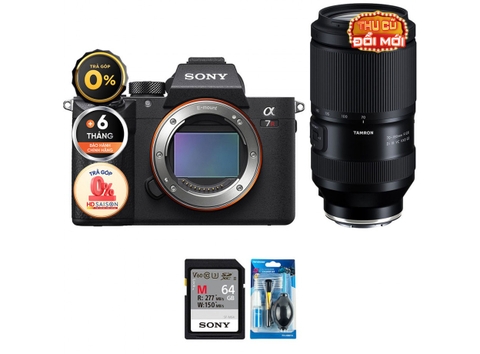 Sony A7R IIIA + Tamron 70-180mm f/2.8 (Chính hãng) (Thẻ Nhớ 64GB + Bộ Vệ Sinh)