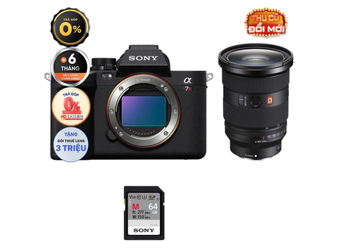 Sony A7R V + Sony FE 24-70mm f/2.8 GM II (Chính hãng)