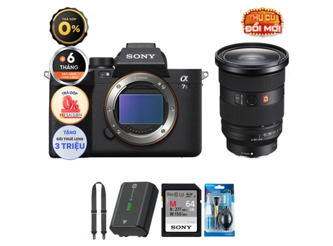 Sony a7S III + Sony FE 24-70mm f/2.8 GM II (Chính hãng)