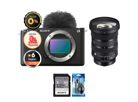 Sony ZV-E1 + Kèm Lens Sigma 24-70mm f/2.8 II (Chính hãng)