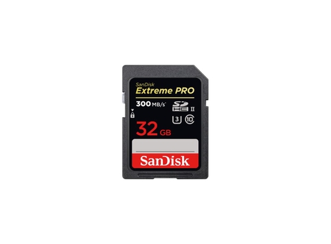 Thẻ nhớ SDHC SanDisk Extreme Pro UHS-II 32GB – 300MB/s Chính Hãng