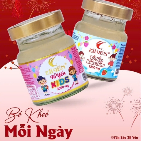Yến sào tươi chưng dành cho trẻ em 3000mg Tổ Yến