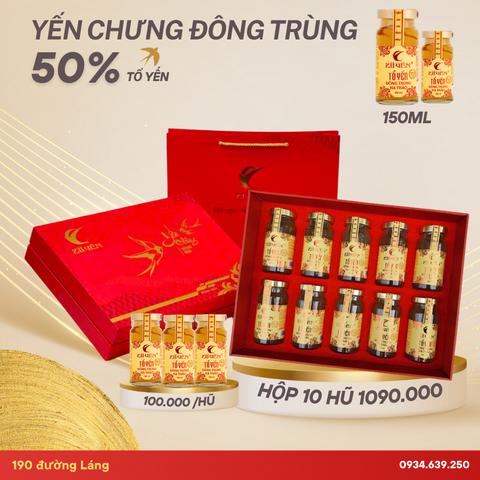 Yến chưng Đông Trùng Hạ Thảo - Hũ to 150ml