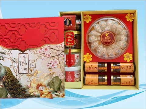 Hộp quà tết tổ yến rút lông xuất khẩu 100g -50g
