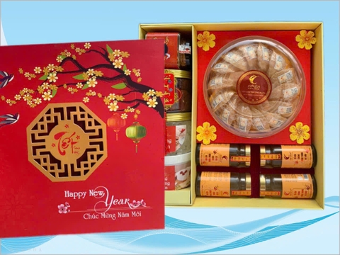 Hộp quà tết hồng yến Khánh Hòa 100g - 50g