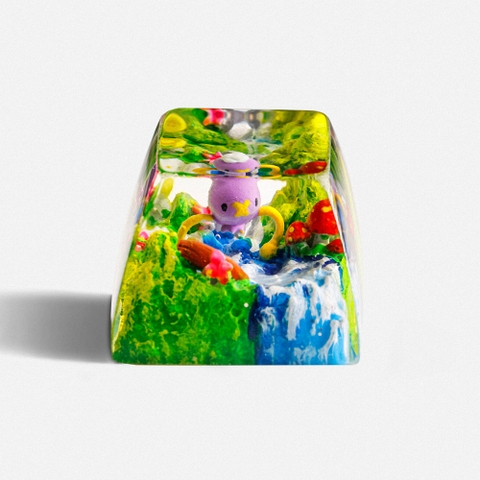 Pokemon - Drifloon Artisan Keycap Breakwooden