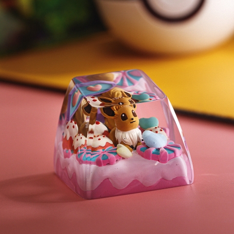 Pokemon - Eevee Artisan Keycap Breakwooden