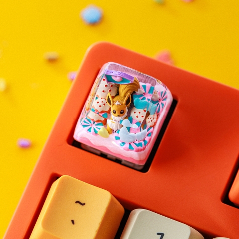 Pokemon - Eevee Artisan Keycap Breakwooden 2