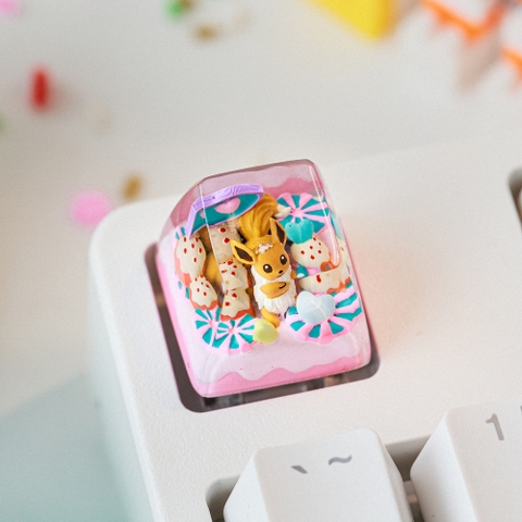 Pokemon - Eevee Artisan Keycap Breakwooden 3