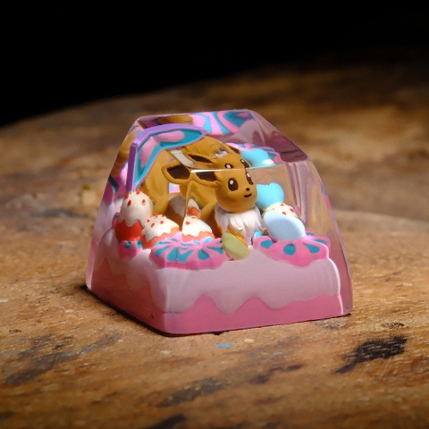 Pokemon - Eevee Artisan Keycap Breakwooden 4