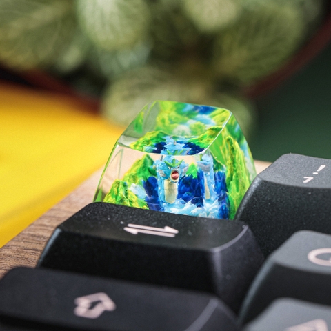 Pokemon - Gyarados Artisan Keycap Breakwooden 3