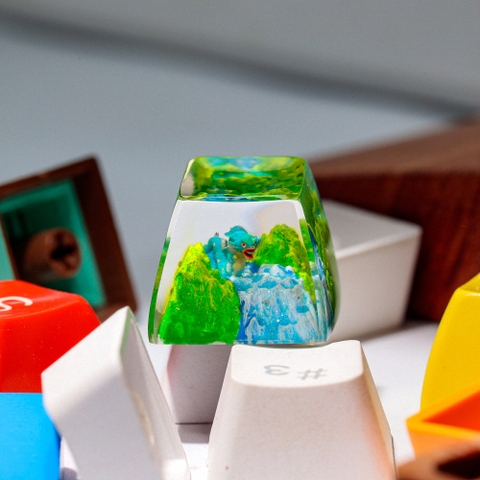 Pokemon - Gyarados Artisan Keycap Breakwooden 6