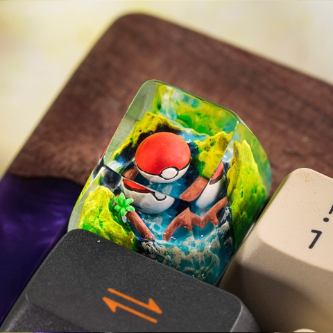 Pokemon - Poke Ball Artisan Keycap Breakwooden