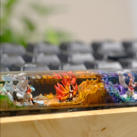 League of Legends - Ahri Artisan Keycap Breakwooden