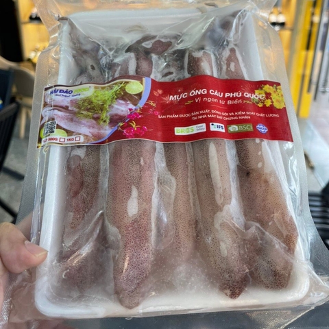 Mực Ống Câu Mi Nơ (~500g/khay)