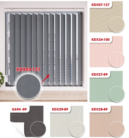 Màn sáo đứng ánh kim Blackout 100%