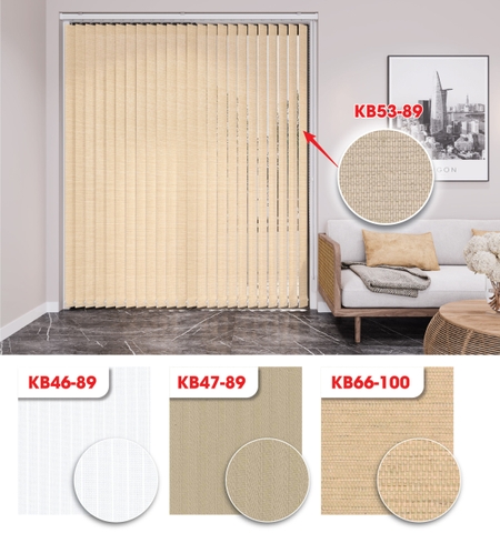 Màn sáo đứng xuyên sáng hoa văn