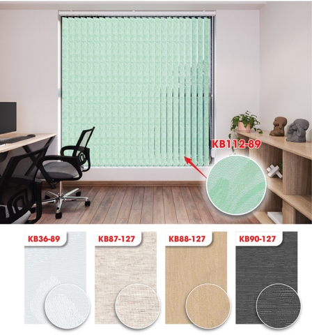 Màn sáo đứng xuyên sáng hoa văn