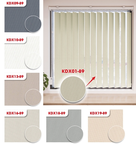 Màn sáo đứng sọc xéo Blackout 100%