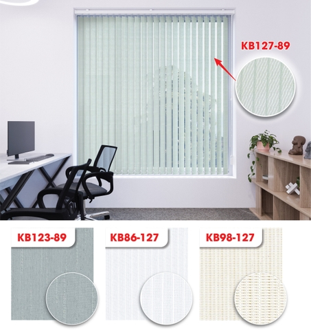 Màn sáo đứng xuyên sáng hoa văn