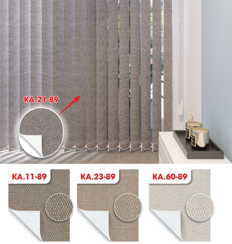 Màn sáo đứng 2 da hoa văn Blackout