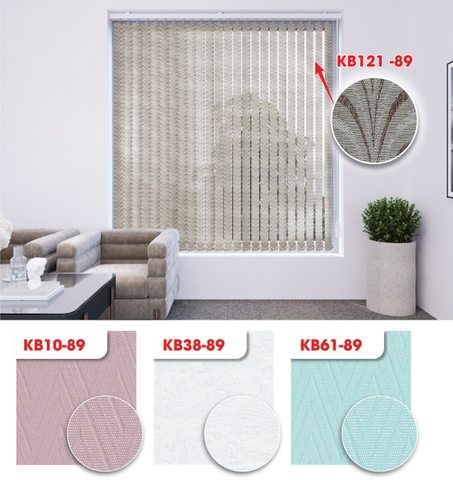 Màn sáo đứng xuyên sáng hoa văn