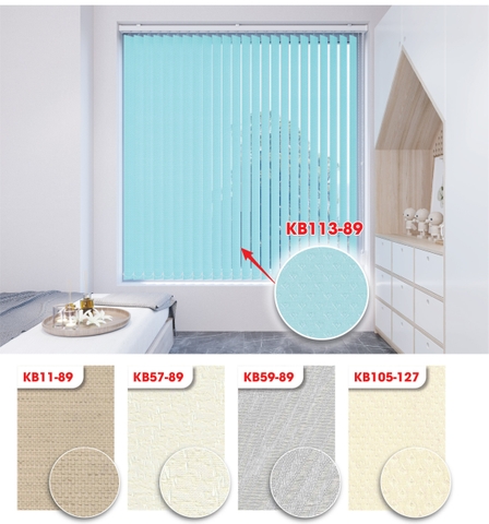 Màn sáo đứng xuyên sáng hoa văn