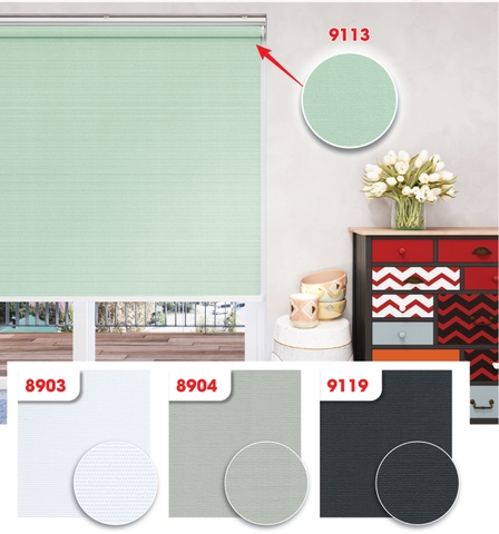 Màn cuốn vải trơn blackout 8903 8904 9113 9119